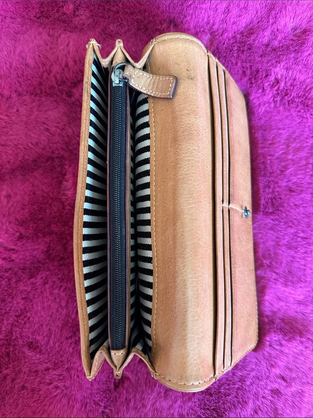 L.A.M.B. Pink Multi-Hued Graffiti Print Wallet